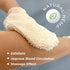 GUARD&MARINE Natural Hemp Shower and Bath Gloves Washcloth for Body Cleansing and Exfoliation - Set of 2 Mitts...