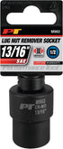 Performance Tool M982 Heavy Duty Impact-Grade CrMo Steel Lug Nut Remover with Oil Resistant Finish - Fits 13/16 & Rounded 21mm Bolts...