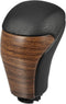 Automatic Gear Shift Knob Compatible for Toyota Highlander 2014-2019, Durable Faux Leather Plastic Black Yellow Undrilled Mahogany Pattern...