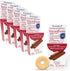 Eco-Dent VeganFloss Dental Floss, Waxed, Cinnamon - Floss with Vegan Plant-Based Wax, Recyclable Cardboard Packaging, 100 Yds (Pack of 6)...