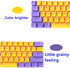 CJXSP PBT 61 Keycaps 60 Percent, Gaming Keycaps OEM Profile Backlit Keycap Set for 60 Percent Cherry MX Mechanical Keyboard ?Only keycaps (Marigol...