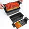 4 Pack Meatloaf Pan with Drain Tray, Nonstick Meat Loaf Pan with Drip Tray, 9x5 Inch Meat Loaf Pan with Insert Easy Removal Perforated, Bakeware P...
