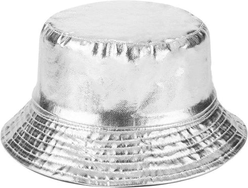 Joylife Metallic Bucket Hat Trendy Fisherman Hats Unisex Reversible Packable Sun Cap...