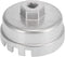 X AUTOHAUX Oil Filter Cap Wrench 14 Flutes 6 Slots 64.5mm Oil Filter Cap Removal Tool for Toyota Camry RAV4 Highlander 2.5L-5.7L Engine Silver Ton...