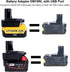 DM18RL 20V Battery Adapter for Ryobi 18V Tools, Convert DeWalt 20V Lithium Battery &Milwaukee 18V Lithium Battery to Ryobi 18V NiCad & NiMh Li-ion...