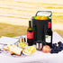 Vina 4 Bottle Wine Carrier - Travel Insulated Wine Carrying Case Cooler Tote Bag with Detachable Divider and Strong Handle, Great for Picnic, Beac...
