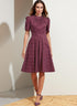 Vogue Misses' Semi-Fitted Dress Sewing Pattern Kit, Code V1862, Sizes 8-10-12-14-16, Multicolor...