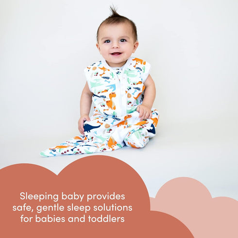 SleepingBaby Zippy Freedom Baby Wearable Blanket with Zipper Convenience - Dino - Small (3-6 Month)...