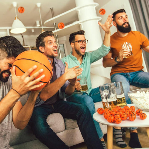 Mini Basketball Stress Ball 36 Pack Basketball Party Favors Small Foam Sports Ball Mini Basketballs for Kids Basketball Favors Anxiety Relief Toy ...
