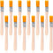 12 Pcs Paint Brush 5 Inch Trim Painting Tool Soft Bristle with Wood Handle Small Paint Brushes for Walls, Touch Up, Cabinets, Fences, Edge Paintin...