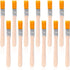 12 Pcs Paint Brush 5 Inch Trim Painting Tool Soft Bristle with Wood Handle Small Paint Brushes for Walls, Touch Up, Cabinets, Fences, Edge Paintin...
