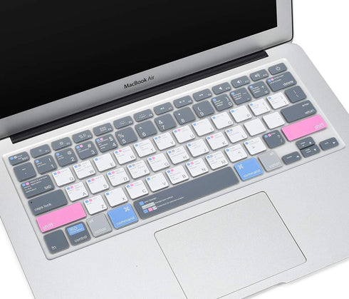 CaseBuy MAC OS Shortcut Keyboard Cover for Old MacBook Air 13 inch A1466 A1369 2010-2017 & MacBook Pro 13 & 15 A1502 A1425 A1278 A1398 A1286 2015 ...