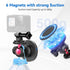 ULANZI Magnetic Camera Mount for GoPro, Strong Magnetic Mount with 360° Rotation Ball Head and Built-in 6 Magnets, Compatible with GoPro Hero 11/1...