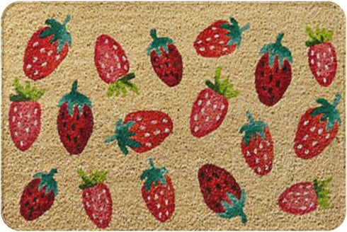 Welcome Mats for Front Door Outdoor Entry Strawberries Doormat Housewarming Wedding Gift Funny Mat Doormat Non Slip Mat for Home Indoor Rugs Patio...
