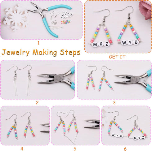 5000pcs Glass Seed Beads Bulk, 3mm 8/0 Craft Small Pony for DIY Projects Bracelets Necklace Jewelry Making - Purple Waist Spacer With Tweezers...