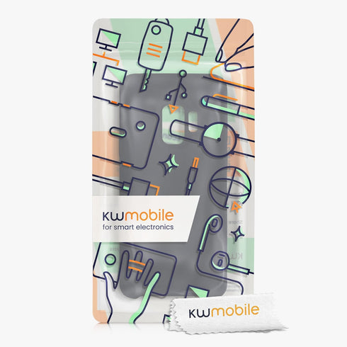 kwmobile Case Compatible with Samsung Galaxy S9 Case - TPU Silicone Phone Cover with Soft Finish - Black Matte...