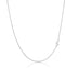 Sterling Silver Side Mini Initial Necklace...