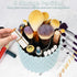 WAFJAMF Makeup Brush Holder 360 Rotating Cosmetics Holders Storage Cup for Vanity Desktop Bathroom Countertop 5 Slot Makeup Brushes Container - Cl...