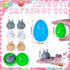 Ganowo 12PCS Prefilled Easter Eggs with Pull-Back Rabbit Carrot Easter Surprise Eggs Car Toys for Easter Party Favor...