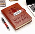 Alice in Wonderland Leather Combination Lock Notebook Always Remember You’re Braver Than You Believe Leather Locked Journal Notebook Alice Fans Gi...