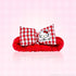 The Crème Shop x Hello Kitty Plush Spa Headband, Headband for Washing Face, Skincare Headbands, Headbands for Women (Red Gingham)...