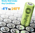 Brightown 8 Pack Rechargeable Battery AA, NiMH Pre Charged Double A Battery for Solar Lights and Household Devices, Recharge up to 1200 Cycles...