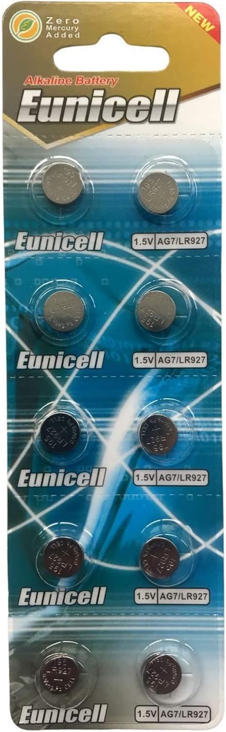 10 Alkaline Button Cell Batteries - AG7 LR57 LR57SW LR926 LR926SW SR926W L926E LR927 LR927SW 395 399 - High Performance, Long-Lasting Power for Wa...