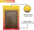 100 Pcs Resealable Mylar Ziplock Food Storage Bags, Gradient Color Smell Proof Bag with Clear Window, Packaging Pouch for Coffee Beans Candy Sampl...