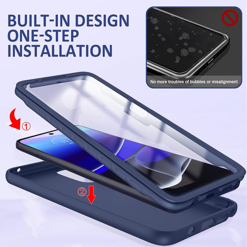 PUJUE for Motorola Moto G-Stylus 5G-2022 Case: Silicone Shockproof Protective Cell Phone Case - Slim Rugged Dual Layer 360 Full Protection Sturdy ...