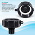 275 330 IBC Tote Adapter, IBC Tote Fitting 2" Coarse Thread X 3/4" BSP/NPT Male, Garden Hose Male G Hose Tote Adapter Drain Plug Connector(2 Pack)...