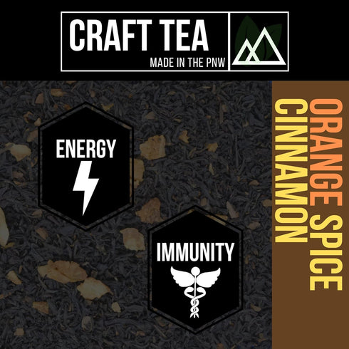 Revival Tea Company Orange Spice Cinnamon Tea - Black Tea Blend with Orange Peel and Cinnamon - 24 Tea Bags...