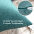 MIULEE Pack of 2 Decorative Outdoor Solid Waterproof Throw Pillow Covers Faux Linen Garden Farmhouse Coastal Cushion Cases for Summer Patio Tent B...