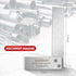 Engineer Square Machinist Square Set Mechanical Steel High Precision Square Woodworking Wide Base Square Tool Wide Sitting Angle Square L-type Mea...