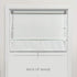 Exclusive Home Prague Trellis 100% Blackout Polyester Roman Shade, 31"x64", White...