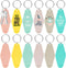 36 Pcs Vintage Motel Keychain DIY Blank Hotel Keychains Heat Transfer Blank Keychains Bulk...