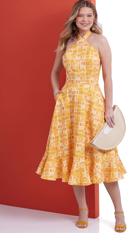 Butterick Misses' Halter Dresses Sewing Pattern Kit, Design Code B6942, Sizes 8-10-12-14-16...