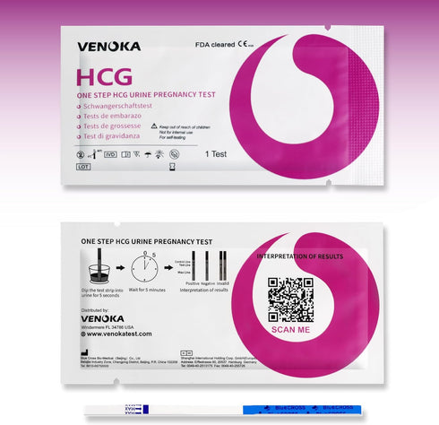 10 x Early Pregancy Test Strips, Super Sensitivity 10 MIU/mL...