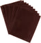Hygloss Products Velour Paper - Soft, Velvety Surface Works With Printers – Brown, 8-1/2 x 11 Inches - 10 Pack...