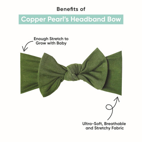 Copper Pearl Baby Bows: Stylish Headbands for Baby Girls, Premium Soft and Stretchy Baby Headbands, Perfect for Newborns, Trendy Designs - Blush...