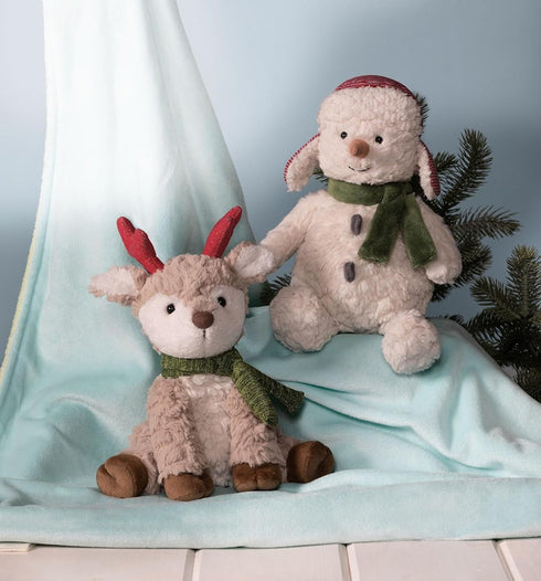 Mary Meyer Stuffed Animal Putty Collection Soft Toy, 12-Inches, Snowfall Snowman...