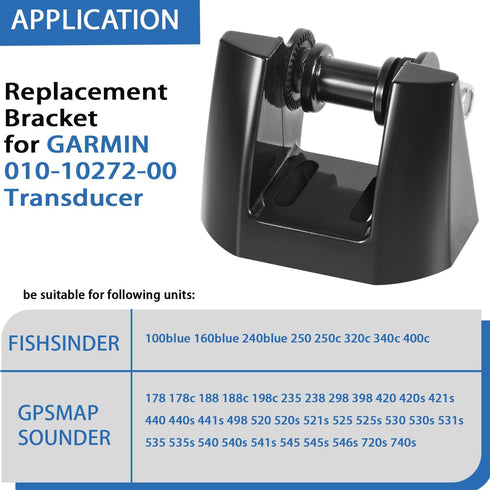 K00-00118-01 Transom Mount Bracket Kit Replacement Kick Up Bracket for Garmin 010-10272-00 Transducer...