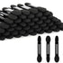 50pcs Eyeshadow Applicators Dual Head, Black Eye Shadow Brushes, Sponge Eyeshadow Applicator Double Side, 2.16" Professional Disposable Eye Shadow...