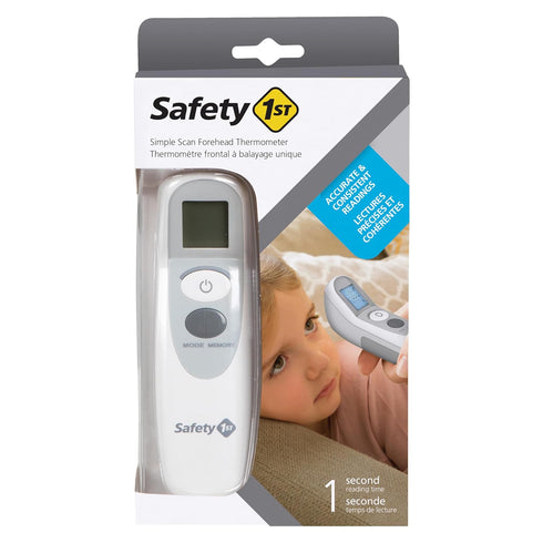 Safety 1st Simple Scan Forehead Thermometer, Grey...