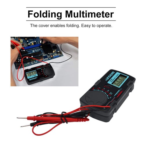 ALLOSUN-EM3081 Digital Multimeter/DMM/Multi Tester Amp/Ohm/Volt Meter/Diode and Continuity Test Pocket Size...