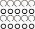 10 Packs 1/2" Impact Wrench Socket Retainer Rings with O-ring, Replacement Parts Compatible with IR, Snap-On, Chicago Pneumatic, Florida Pneumatic...