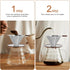 Pour Over Coffee Dripper?Reusable Stainless Steel Drip Cone Coffee Filter, Update Double Ultra Fine Micro Mesh Filter, Professional Paperless Drip...