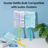 Duster Refills Bulk Compatible with Swiffer Dusters Swiffer Microfibre dust Cleaner Set, 30 Pcs Duster Refills & 1 Handle for Cleaning Home, Offic...