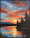 Posterizer 1 pcs- sunrise and sunset-landscape nature scene 1-Landscape & Nature Art-Floral Botanical Art- Decor for Home & Office- unframed wall ...