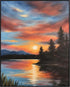 Posterizer 1 pcs- sunrise and sunset-landscape nature scene 1-Landscape & Nature Art-Floral Botanical Art- Decor for Home & Office- unframed wall ...