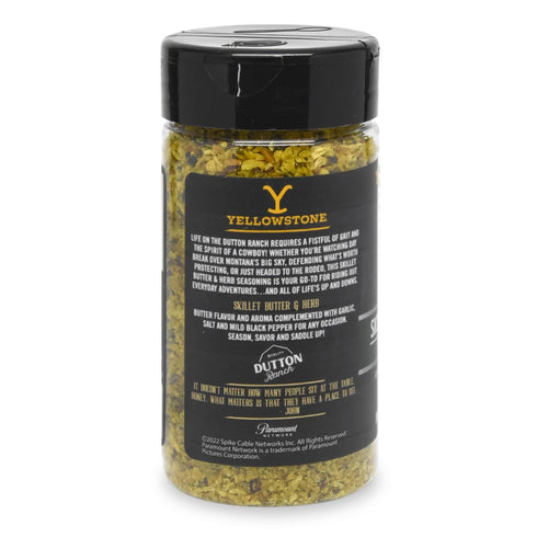 Yellowstone Skillet Butter & Herb Seasoning and Rub, 4.7oz...